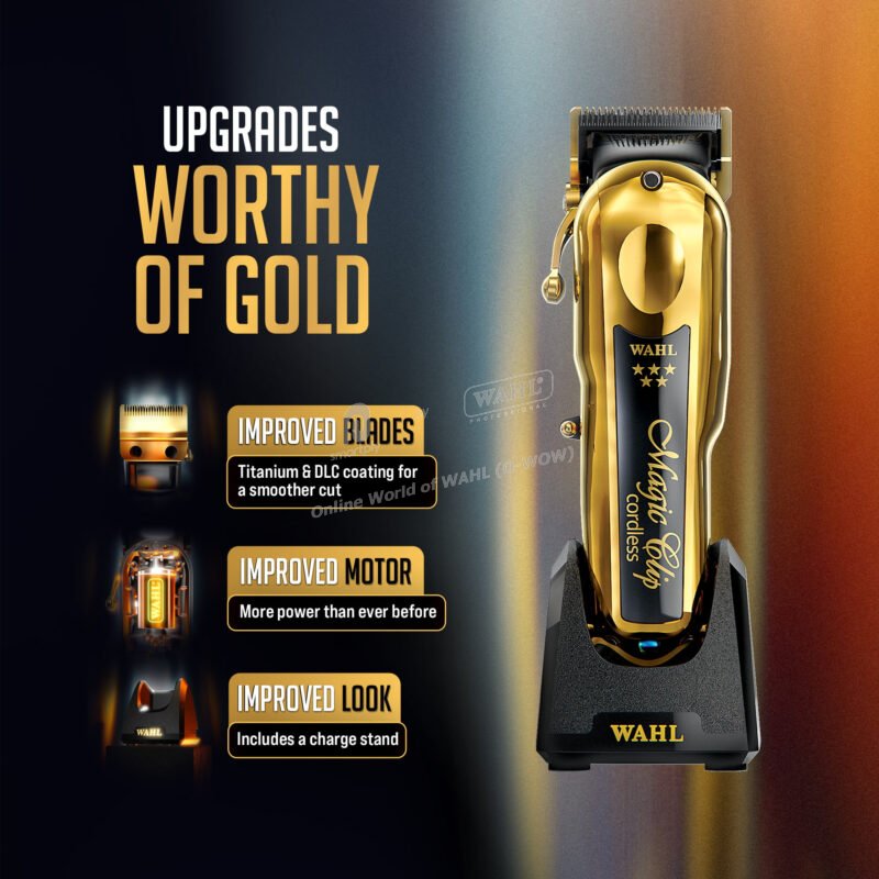 Wahl Magic Clipper Gold Cordless - Image 3